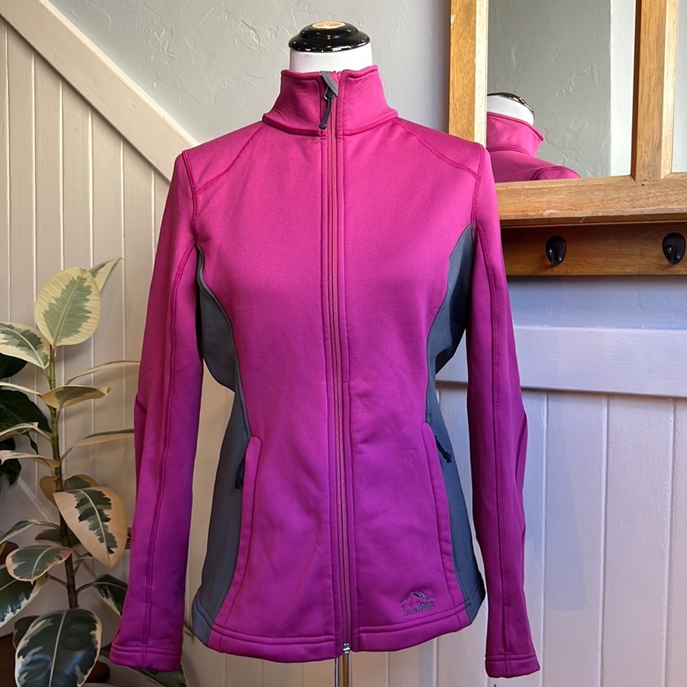 Like New L.L. Bean Fleece Lined Two Tone Jacket